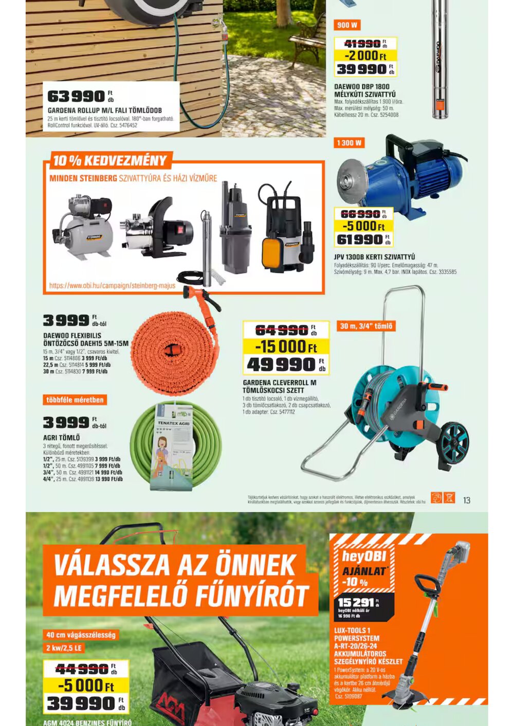 OBI akciós újság 2026.04.28-tól - 12. oldal.