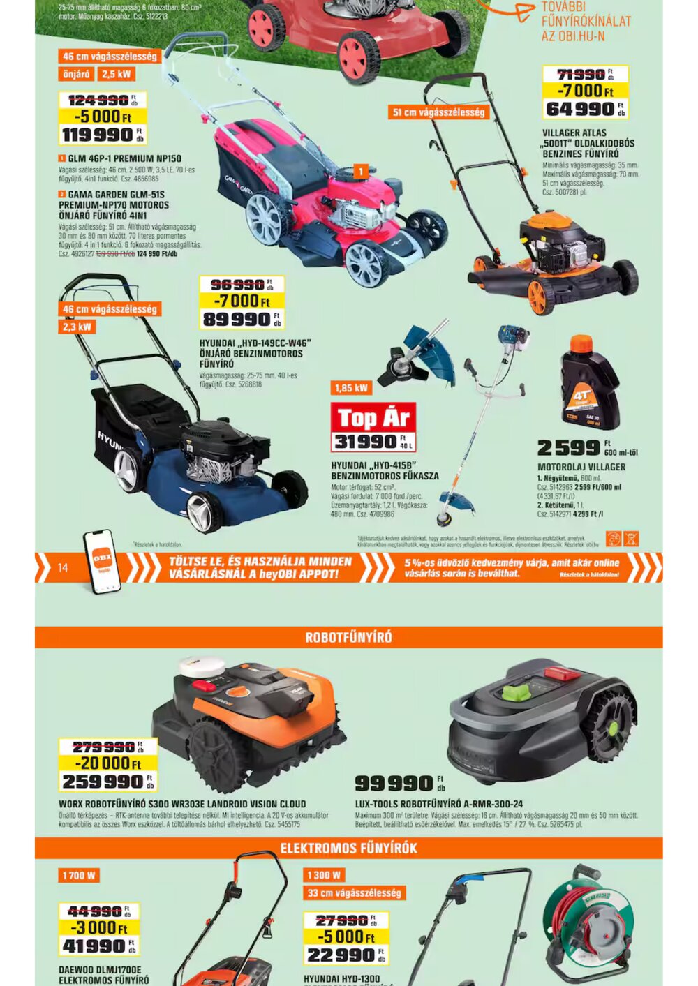 OBI akciós újság 2026.04.28-tól - 13. oldal.