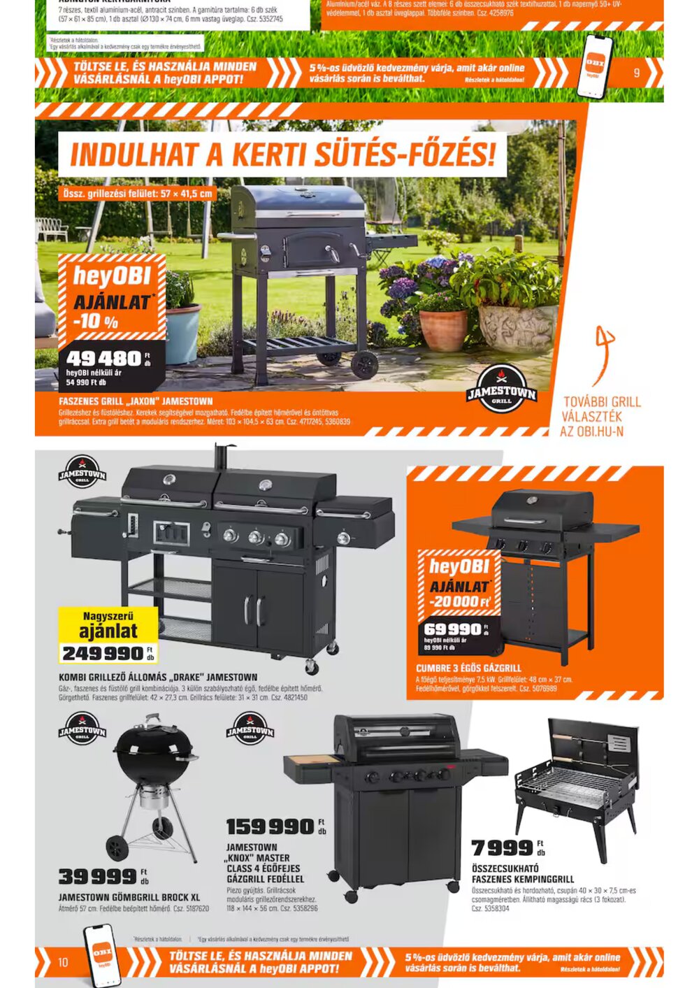 OBI akciós újság 2026.04.28-tól - 9. oldal.