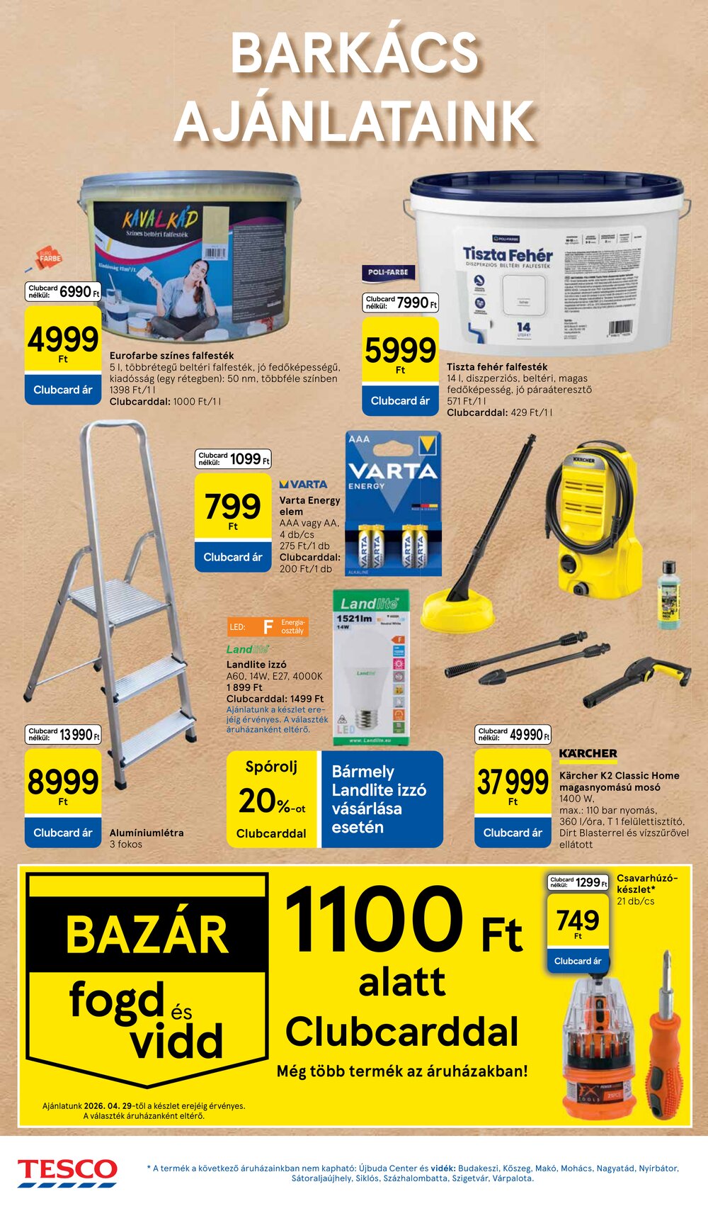 Tesco akciós újság 2026.04.29-től - 14. oldal.