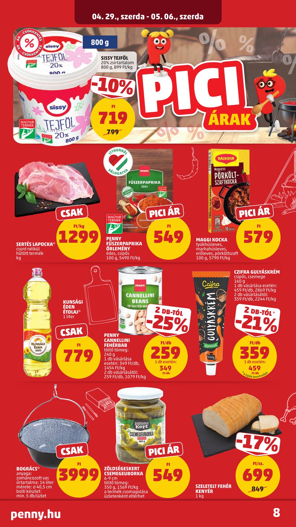 Penny Market akciós újság 2026.04.29-től - 10. oldal.
