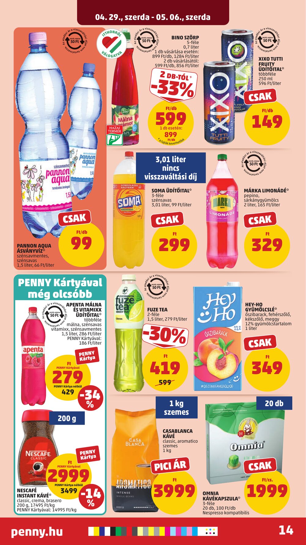 Penny Market akciós újság 2026.04.29-től - 18. oldal.