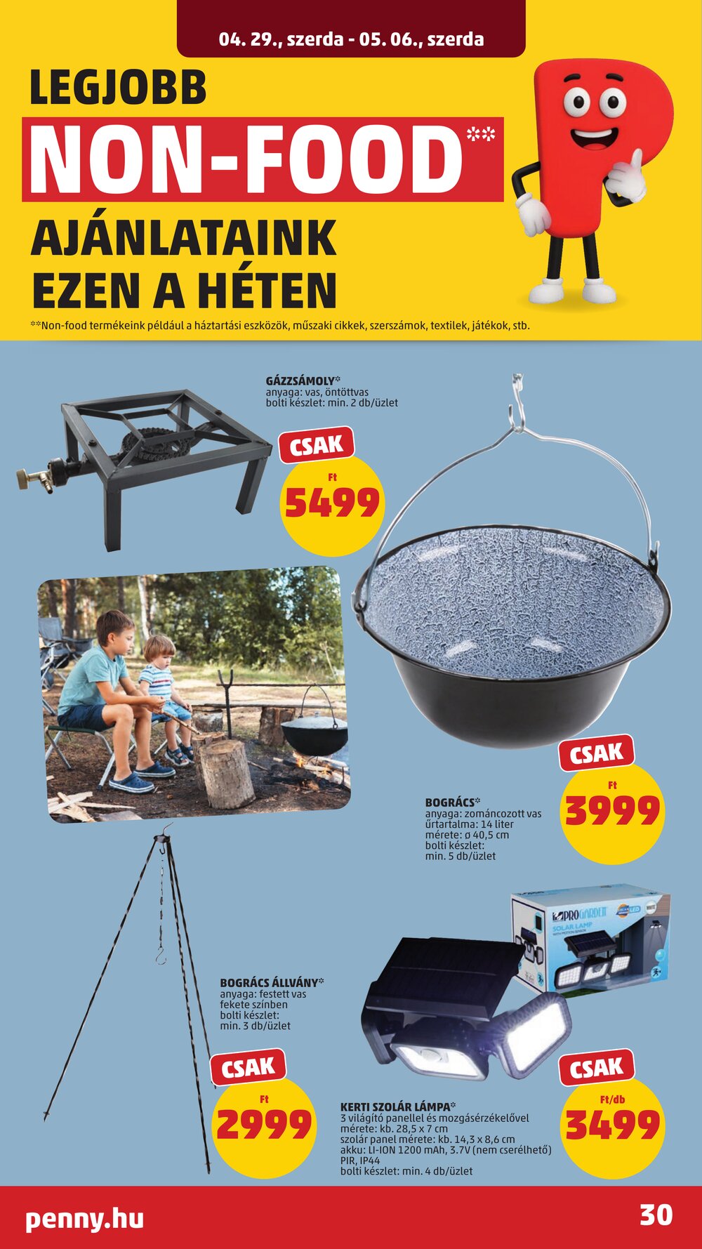 Penny Market akciós újság 2026.04.29-től - 34. oldal.