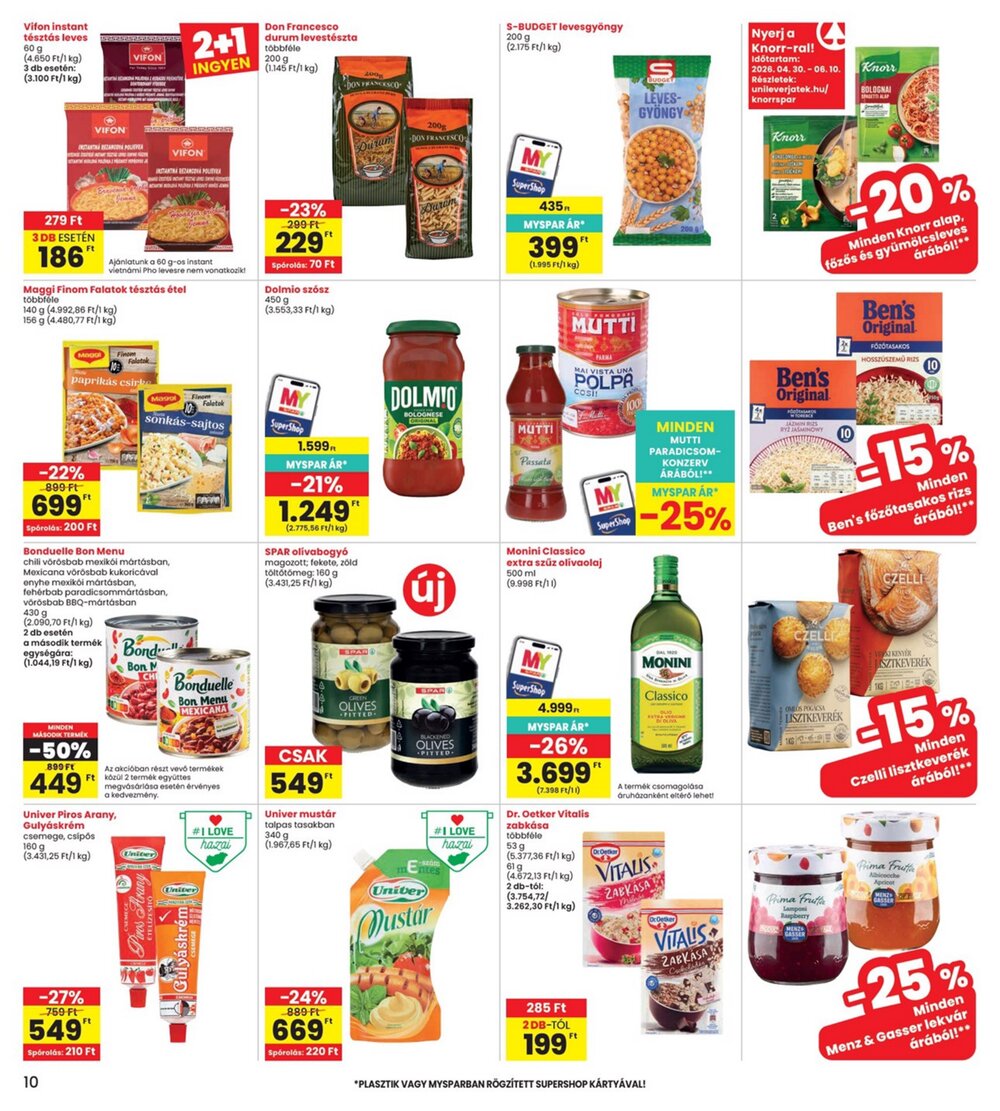 Interspar akciós újság 2026.04.30-tól - 10. oldal.