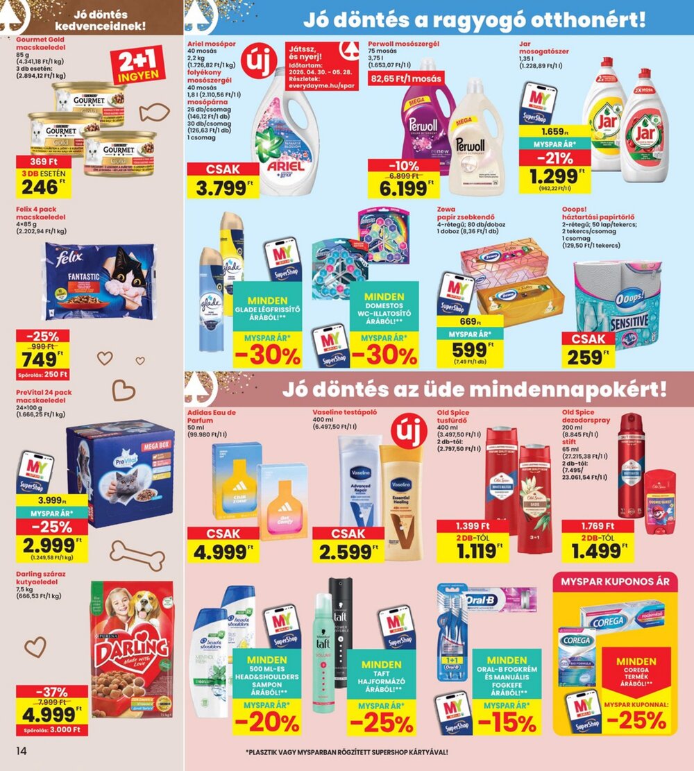 Interspar akciós újság 2026.04.30-tól - 14. oldal.