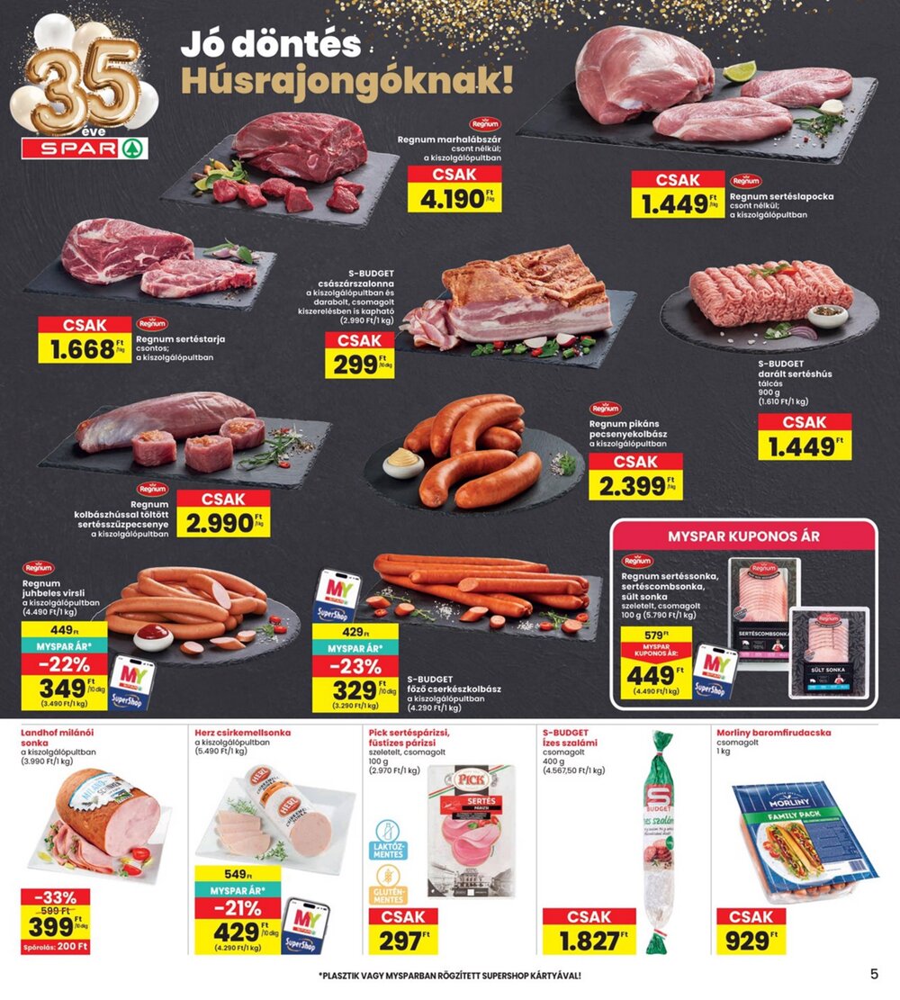 Interspar akciós újság 2026.04.30-tól - 5. oldal.