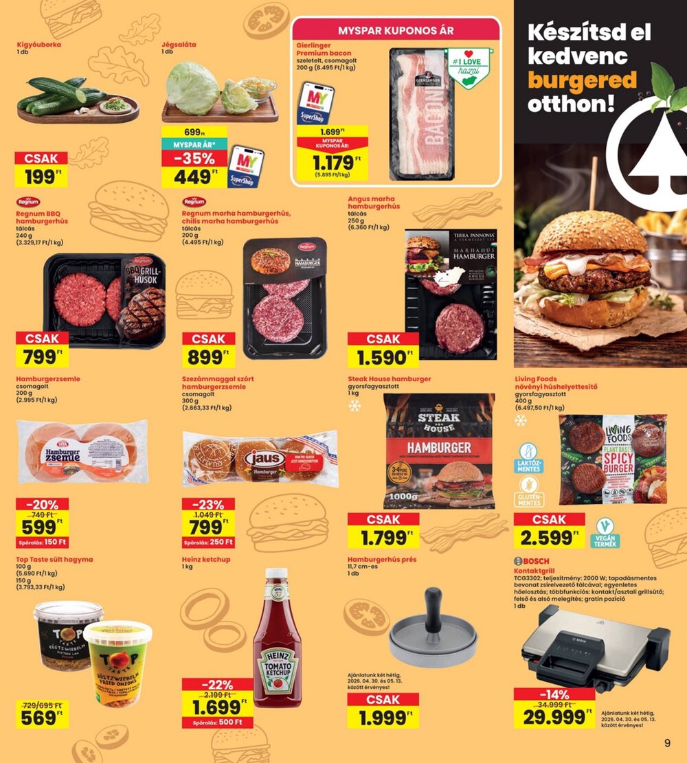 Interspar akciós újság 2026.04.30-tól - 9. oldal.