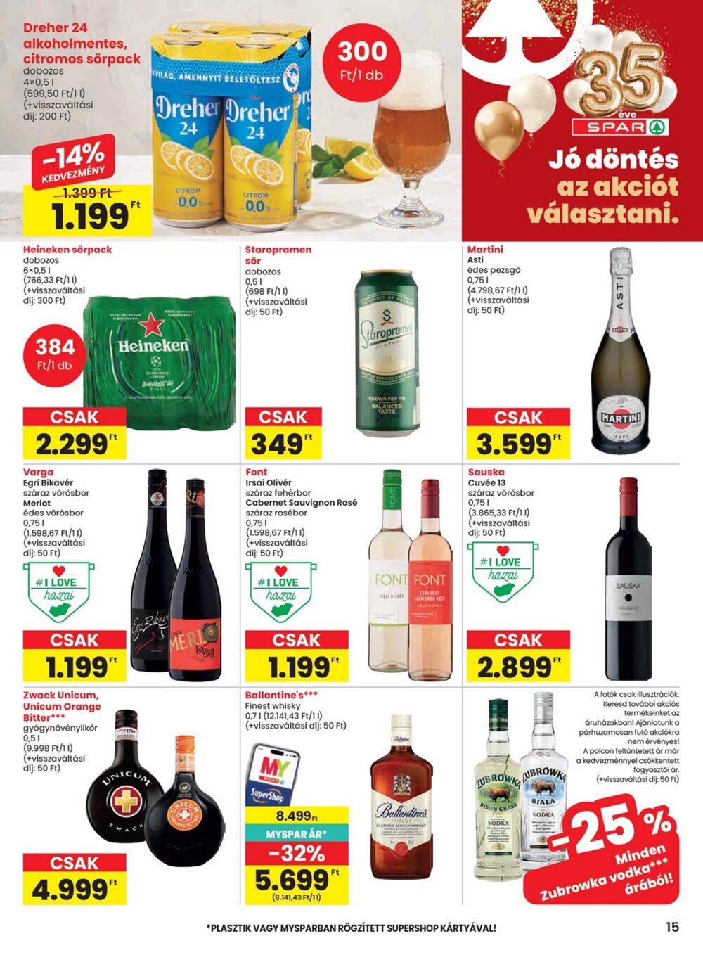 Spar akciós újság 2026.04.30-tól - 15. oldal.