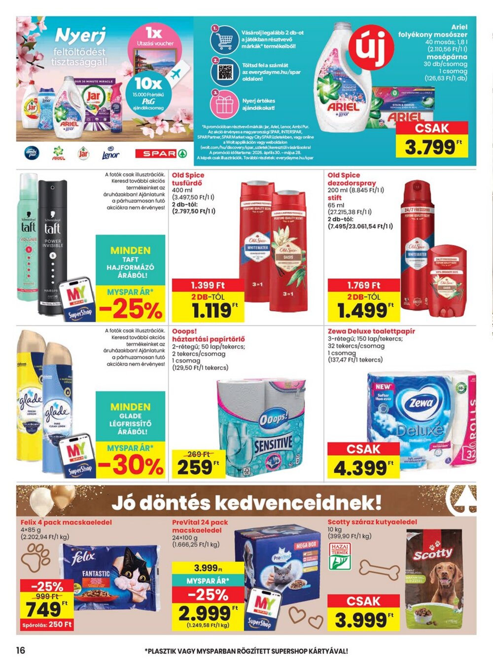 Spar akciós újság 2026.04.30-tól - 16. oldal.