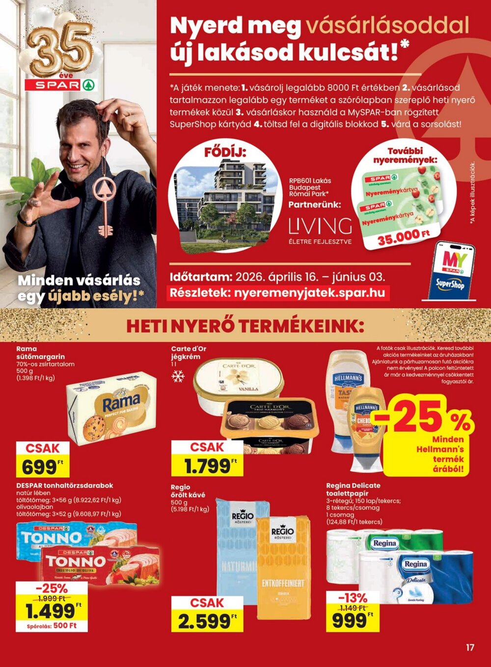 Spar akciós újság 2026.04.30-tól - 17. oldal.