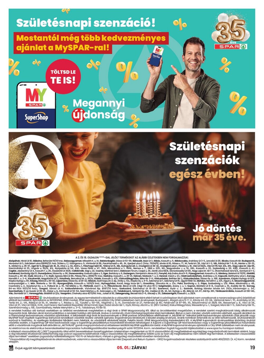 Spar akciós újság 2026.04.30-tól - 19. oldal.