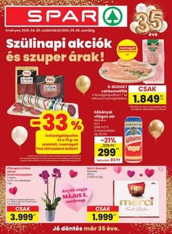 Spar akciós újság 2026.04.30-tól
