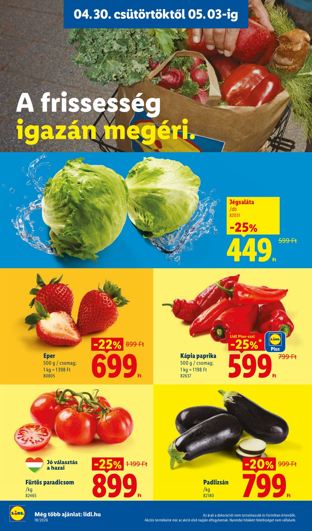 Lidl akciós újság 2026.04.30-tól - 2. oldal.
