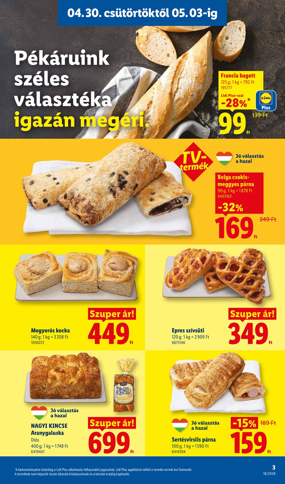 Lidl akciós újság 2026.04.30-tól - 3. oldal.