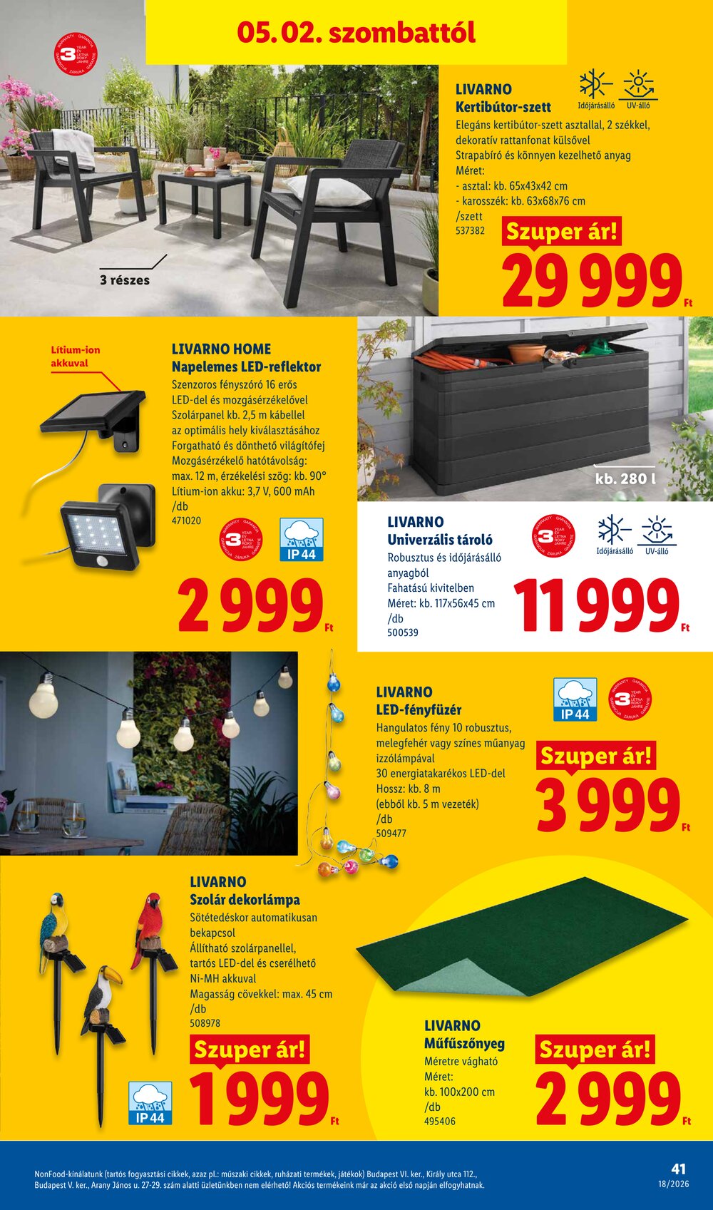 Lidl akciós újság 2026.04.30-tól - 41. oldal.