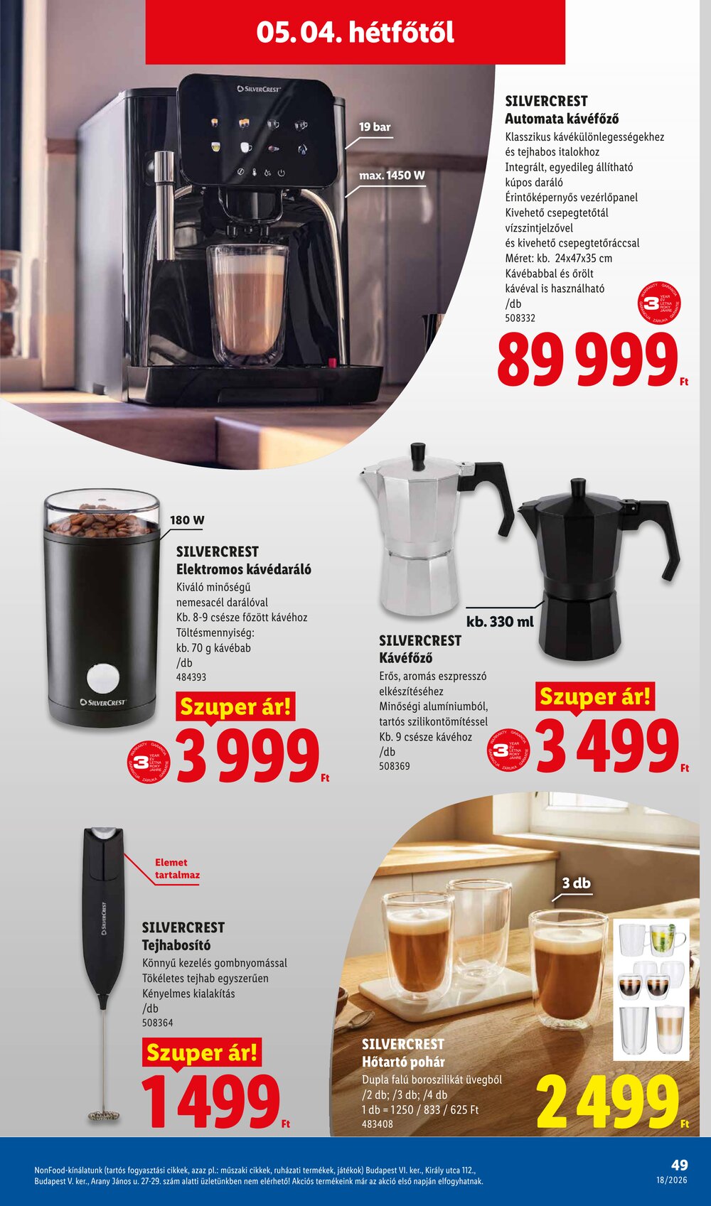 Lidl akciós újság 2026.04.30-tól - 49. oldal.