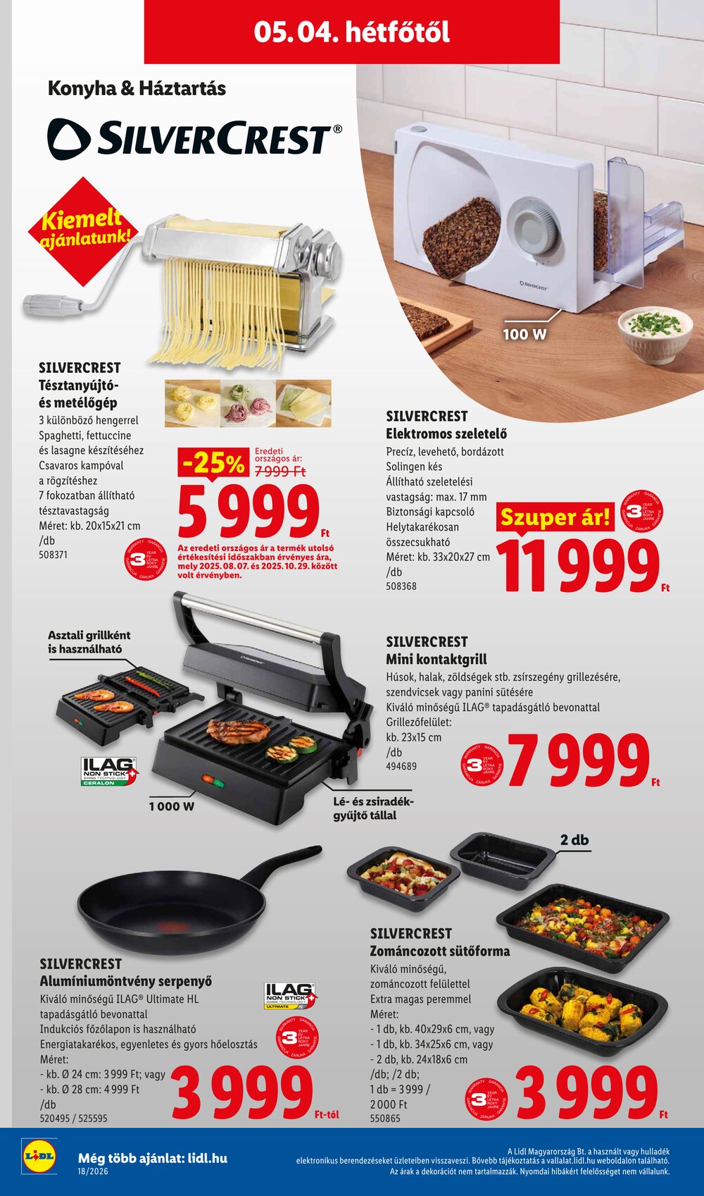 Lidl akciós újság 2026.04.30-tól - 50. oldal.