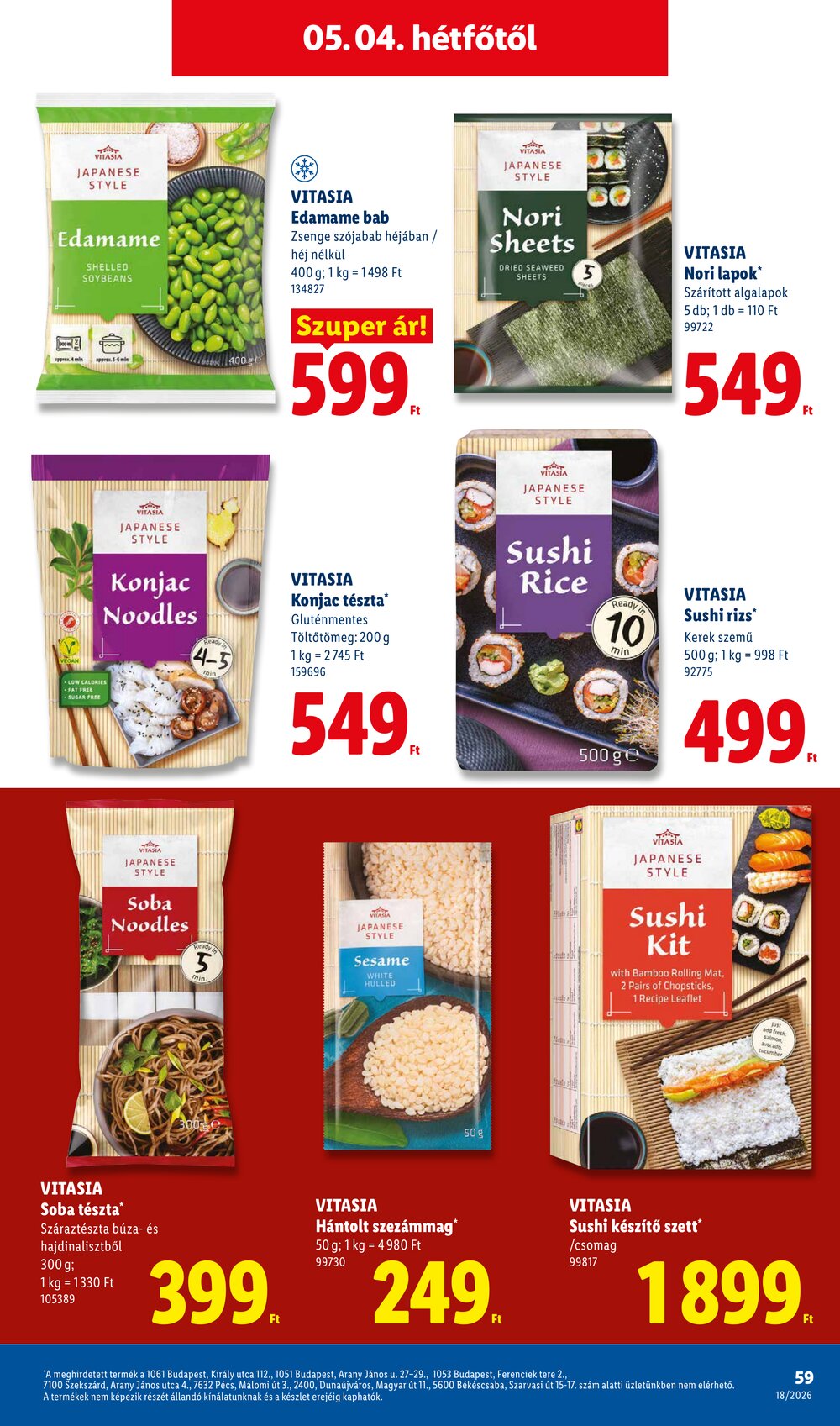 Lidl akciós újság 2026.04.30-tól - 59. oldal.