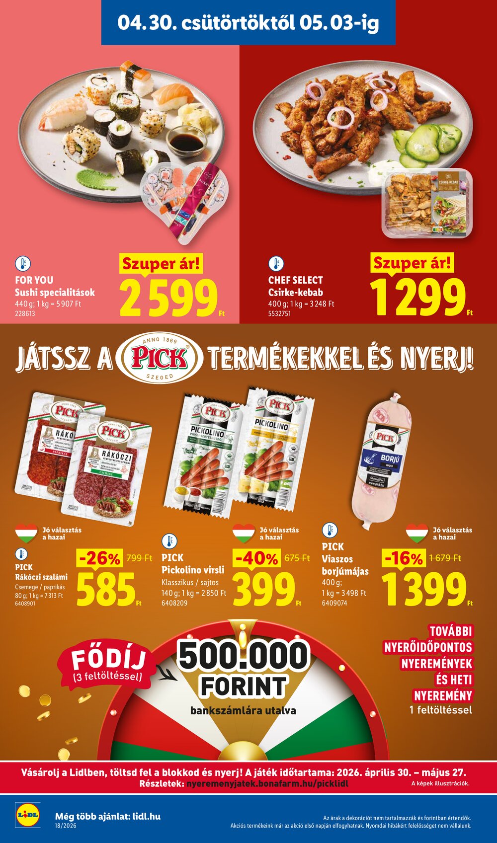 Lidl akciós újság 2026.04.30-tól - 6. oldal.