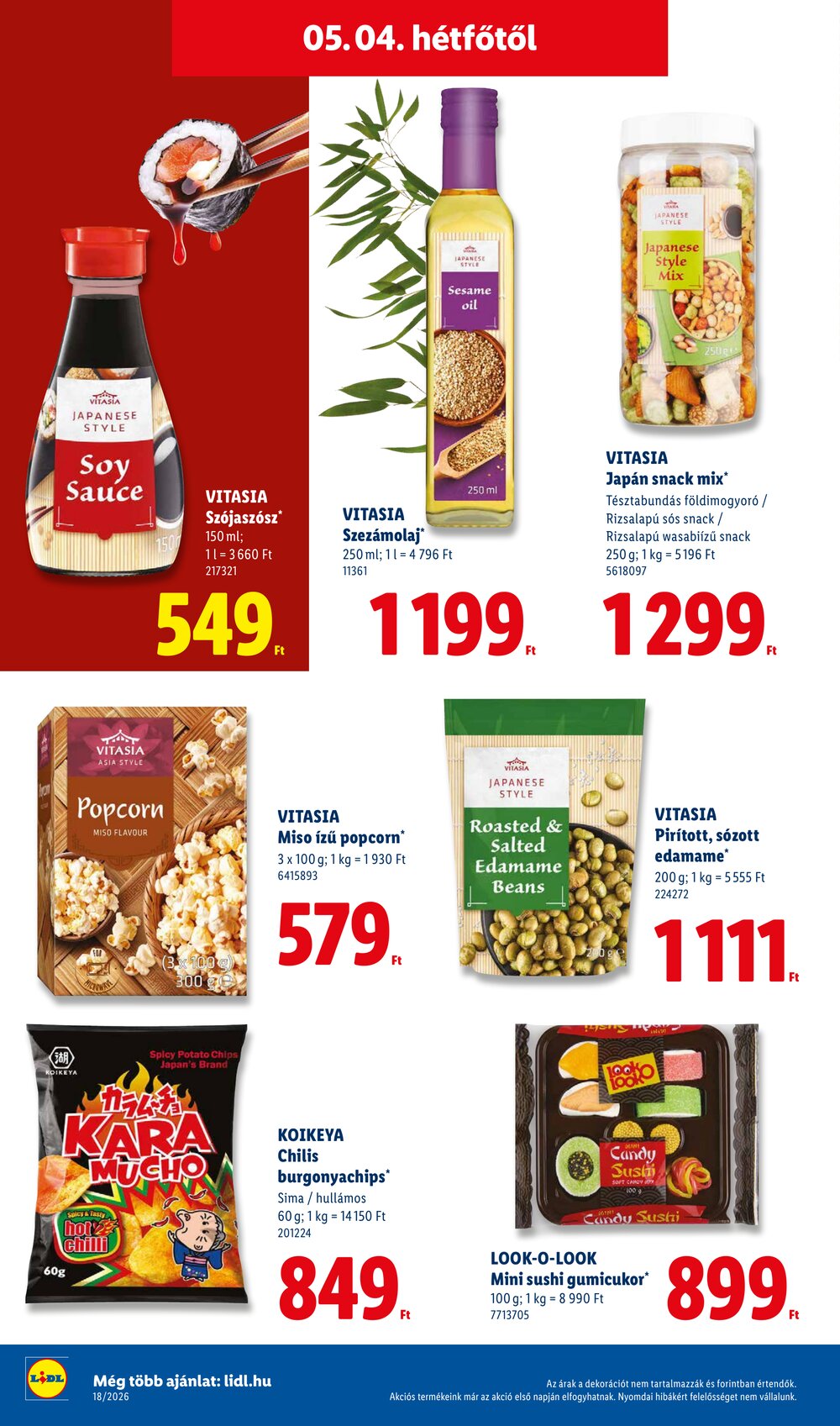 Lidl akciós újság 2026.04.30-tól - 62. oldal.