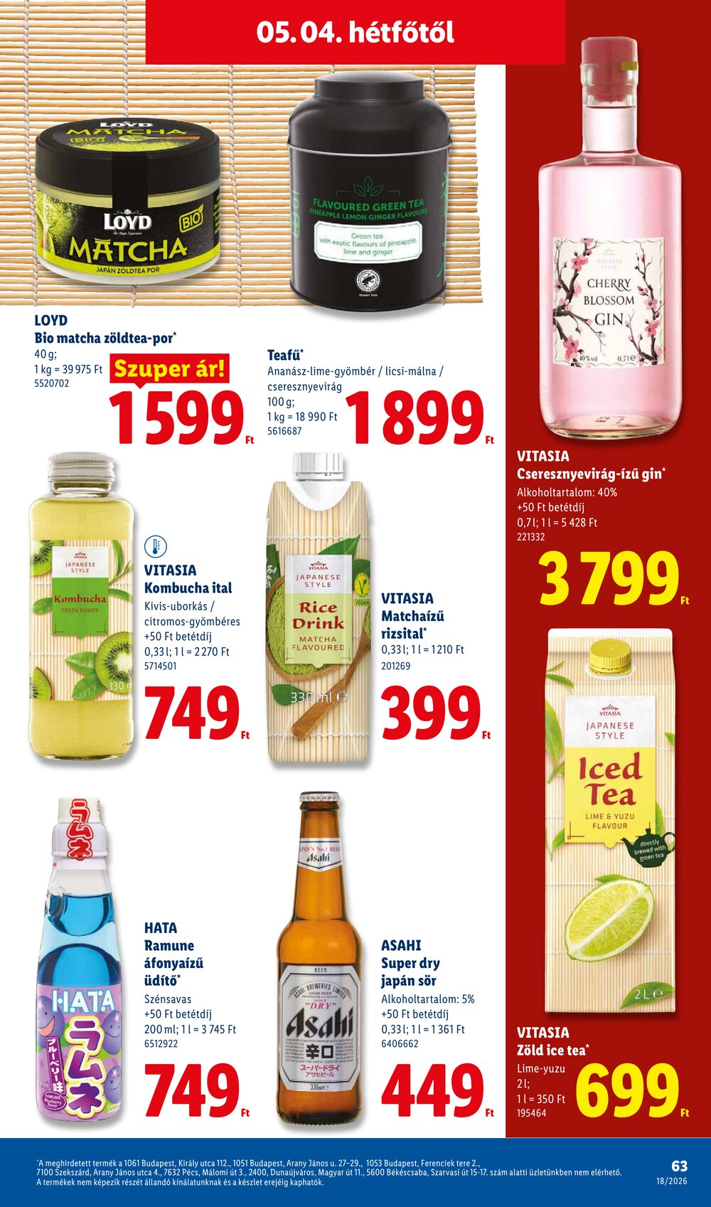 Lidl akciós újság 2026.04.30-tól - 63. oldal.