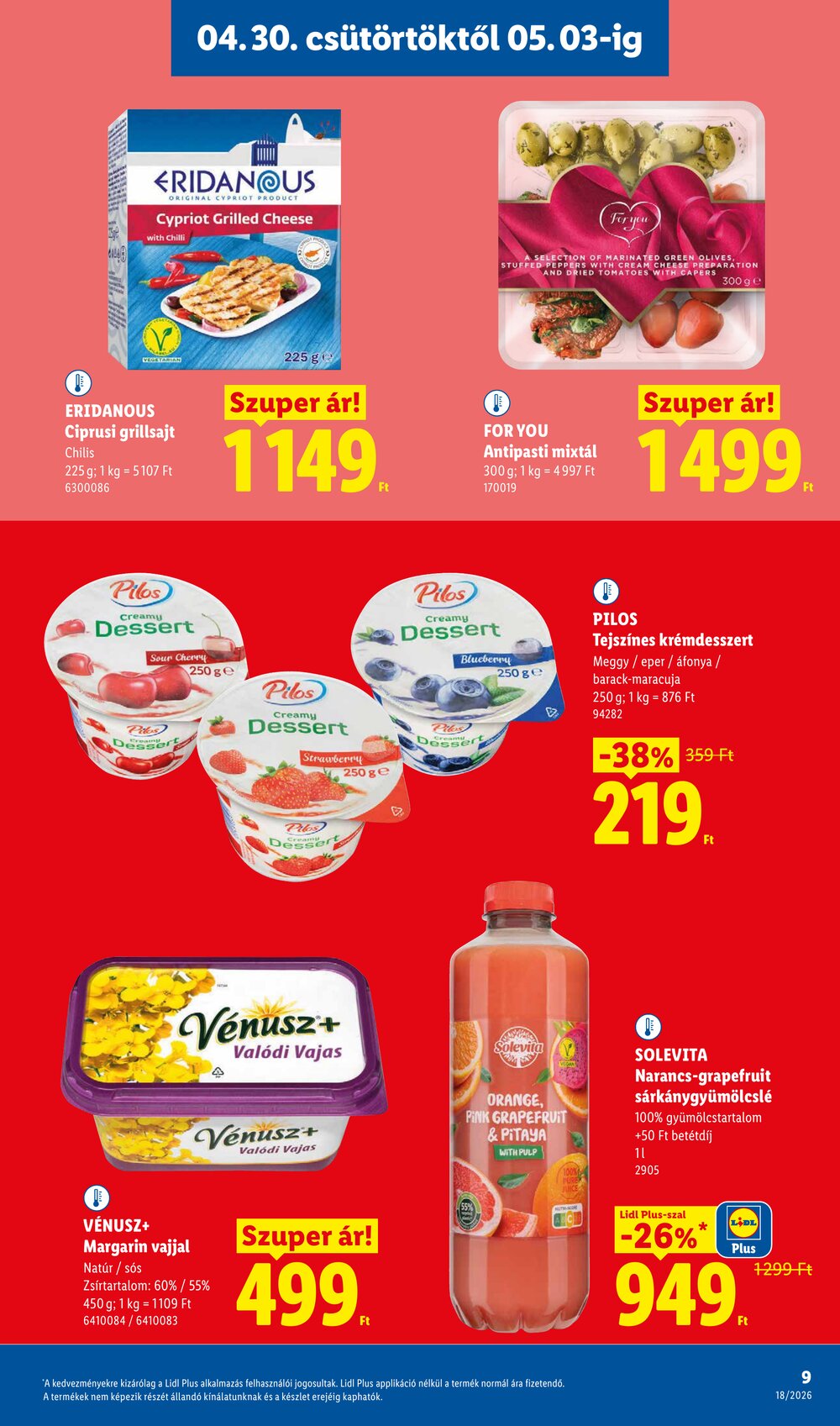 Lidl akciós újság 2026.04.30-tól - 9. oldal.