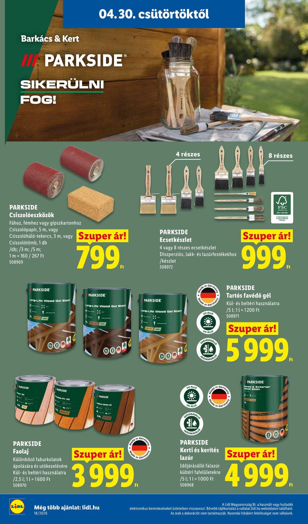 Lidl akciós újság 2026.04.30-tól - 12. oldal.