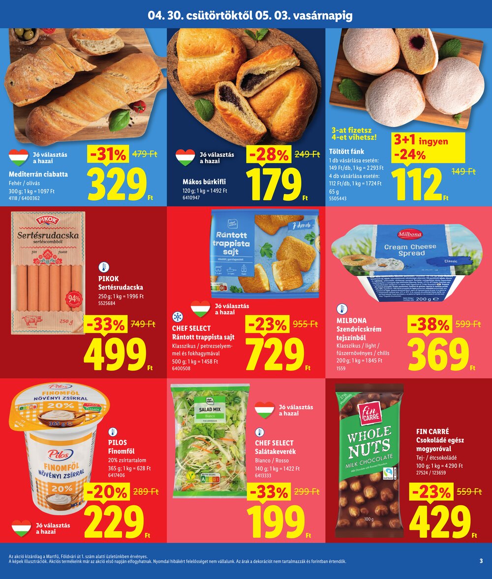 Lidl akciós újság 2026.04.30-tól - 3. oldal.