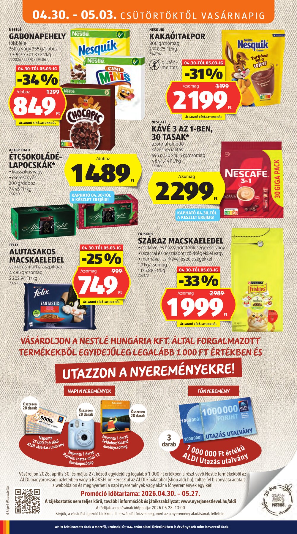 Aldi akciós újság 2026.04.30-tól - 16. oldal.