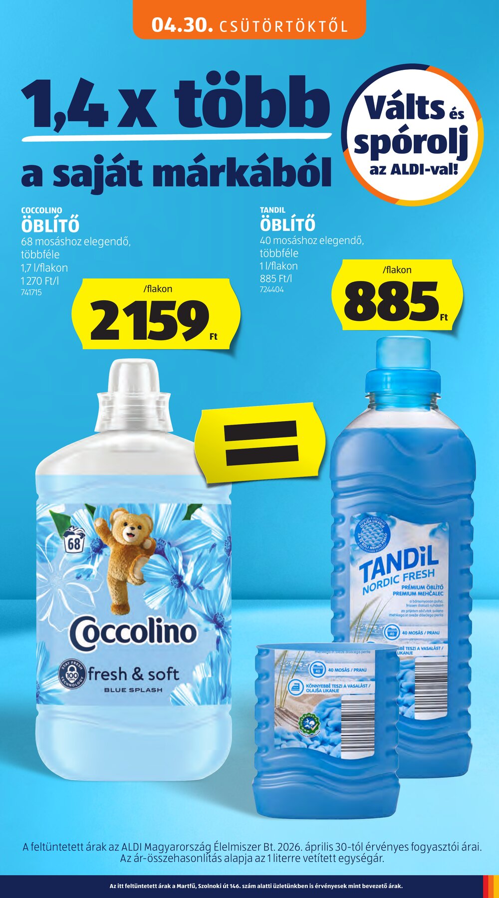 Aldi akciós újság 2026.04.30-tól - 17. oldal.