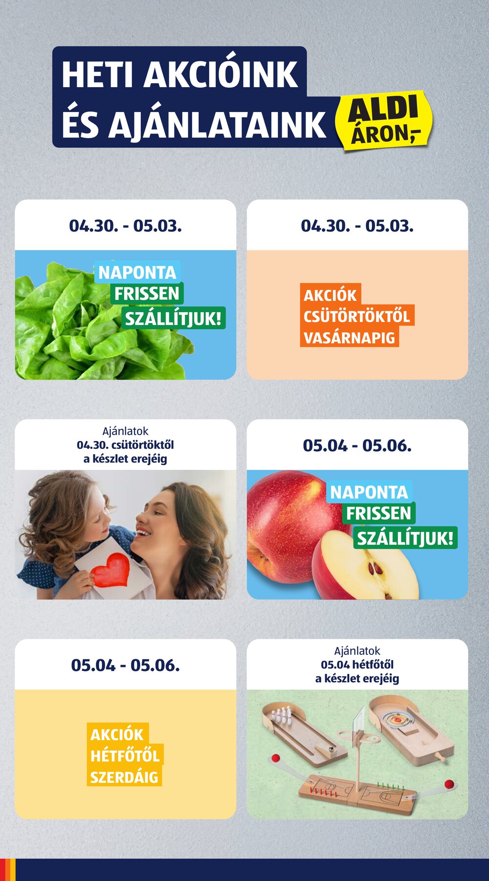 Aldi akciós újság 2026.04.30-tól - 4. oldal.