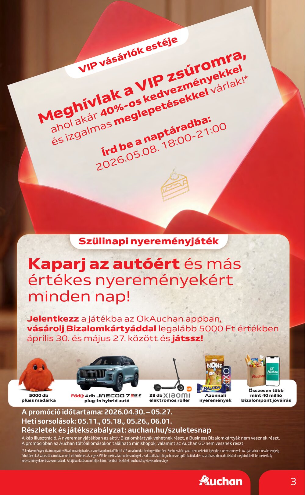 Auchan akciós újság 2026.04.30-tól - 3. oldal.