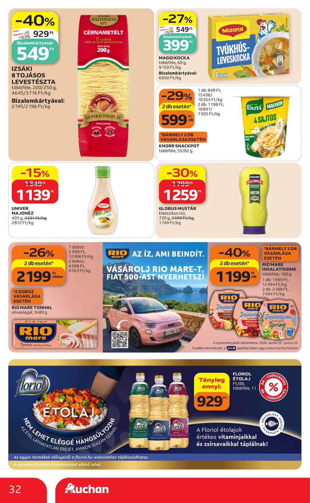 Auchan akciós újság 2026.04.30-tól - 32. oldal.