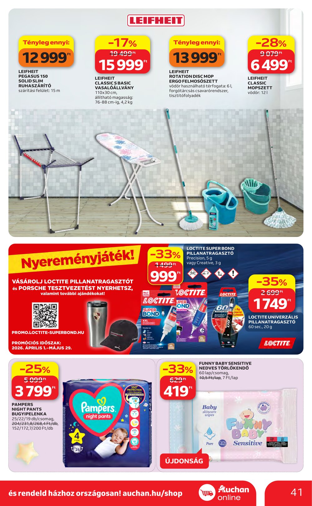 Auchan akciós újság 2026.04.30-tól - 41. oldal.