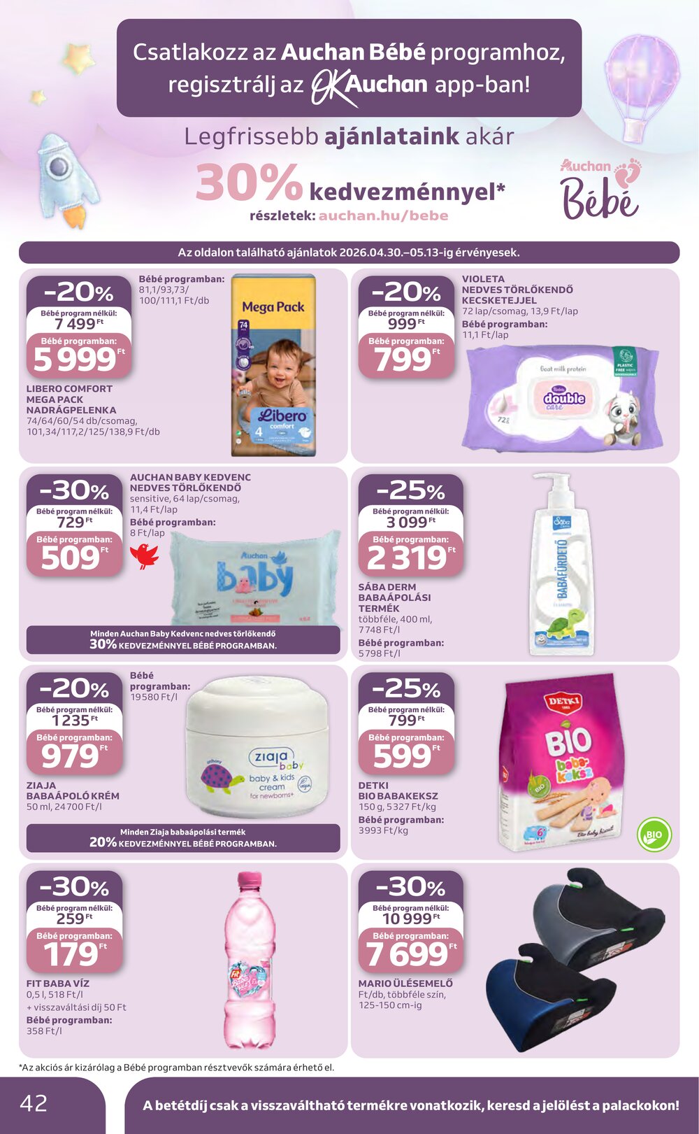 Auchan akciós újság 2026.04.30-tól - 42. oldal.