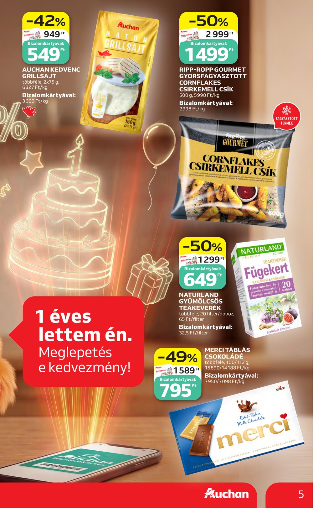 Auchan akciós újság 2026.04.30-tól - 5. oldal.