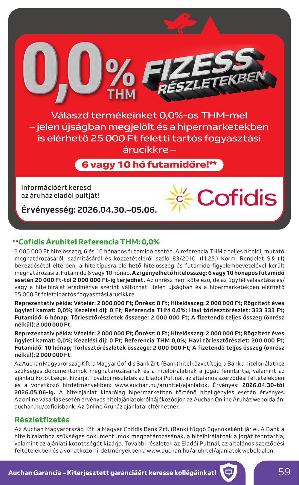 Auchan akciós újság 2026.04.30-tól - 59. oldal.