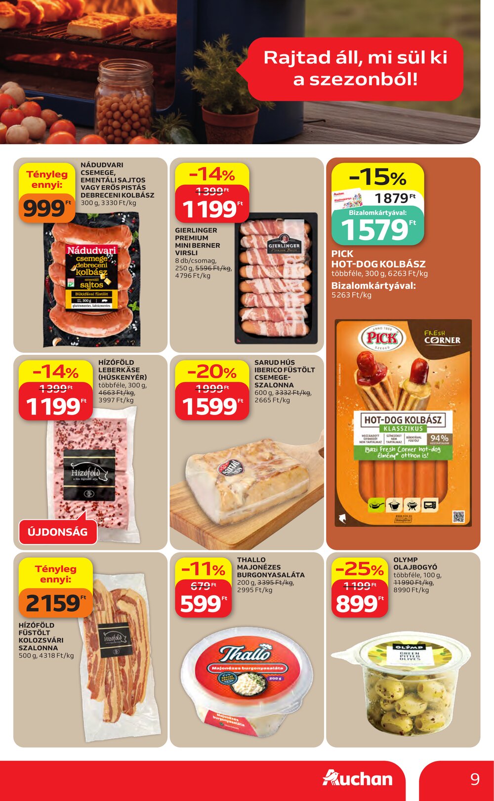 Auchan akciós újság 2026.04.30-tól - 9. oldal.