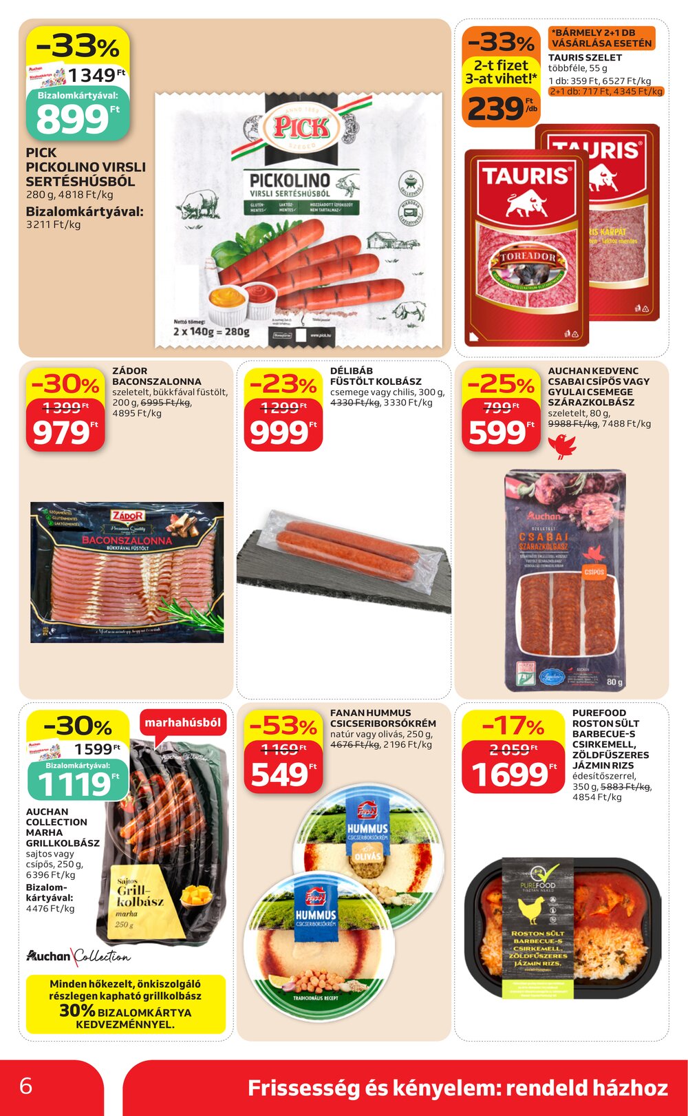 Auchan akciós újság 2026.04.30-tól - 6. oldal.