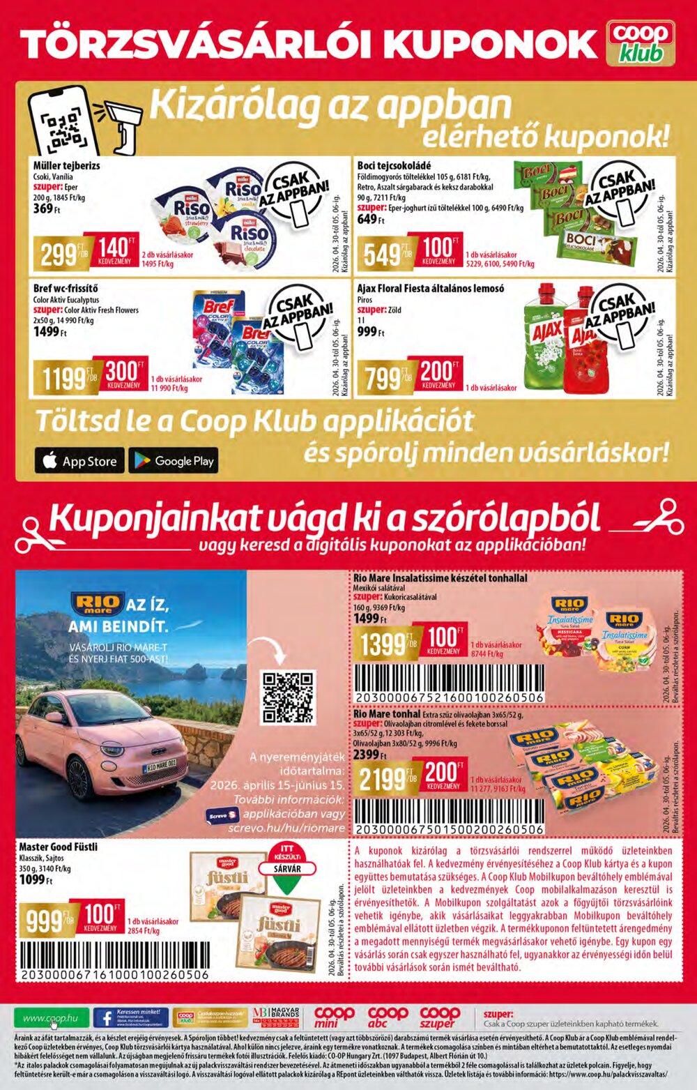 Coop akciós újság 2026.04.30-tól - 12. oldal.