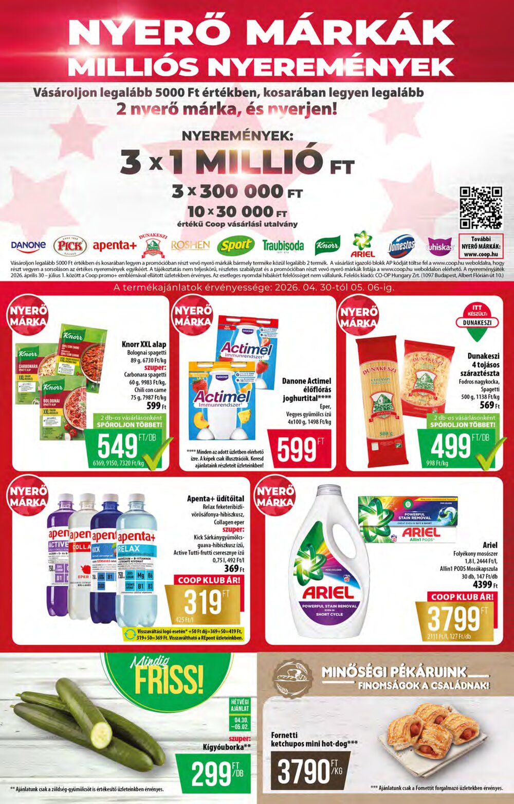 Coop akciós újság 2026.04.30-tól - 4. oldal.