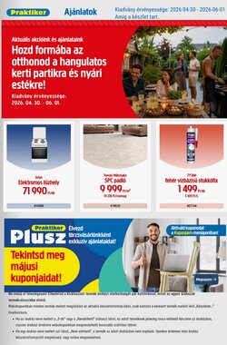 Praktiker akciós újság 2026.04.30-tól