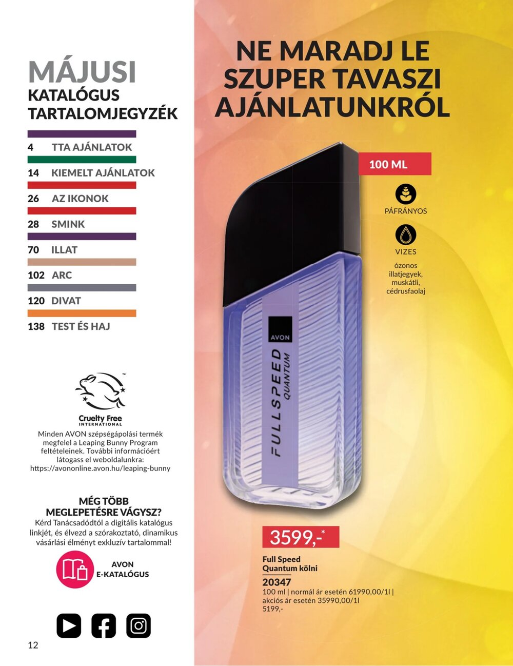 Avon akciós újság 2026.05.01-től - 12. oldal.