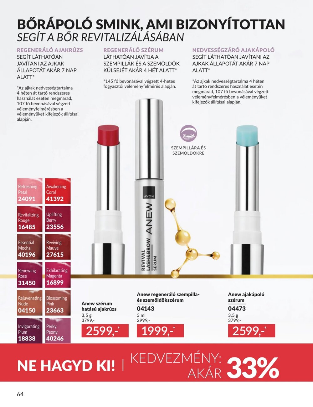 Avon akciós újság 2026.05.01-től - 64. oldal.