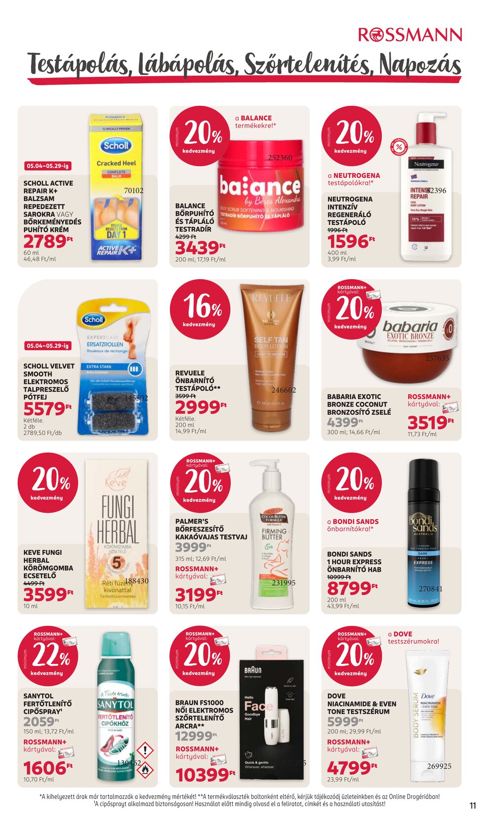 Rossmann akciós újság 2026.05.04-től - 13. oldal.