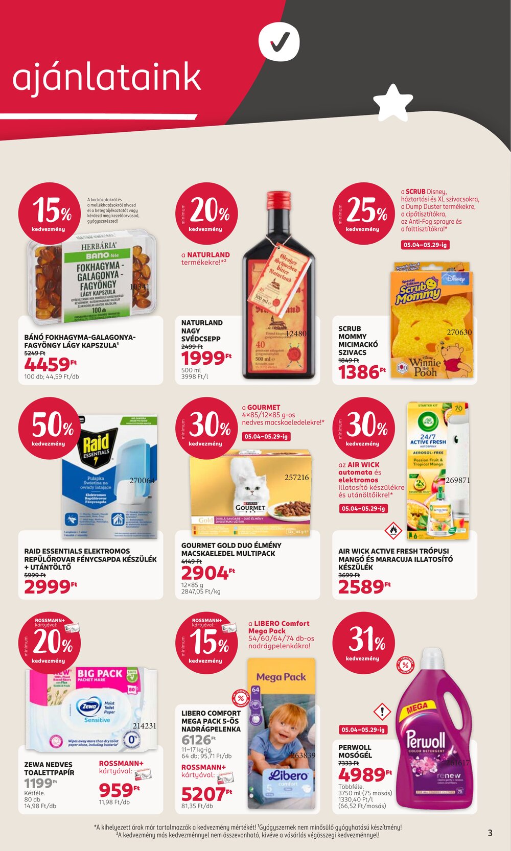 Rossmann akciós újság 2026.05.04-től - 3. oldal.