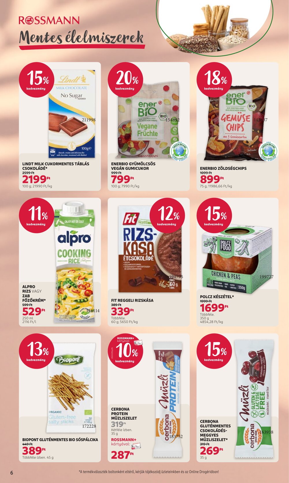 Rossmann akciós újság 2026.05.04-től - 6. oldal.