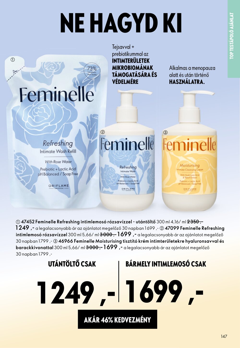 Oriflame akciós újság 2026.05.06-tól - 147. oldal.