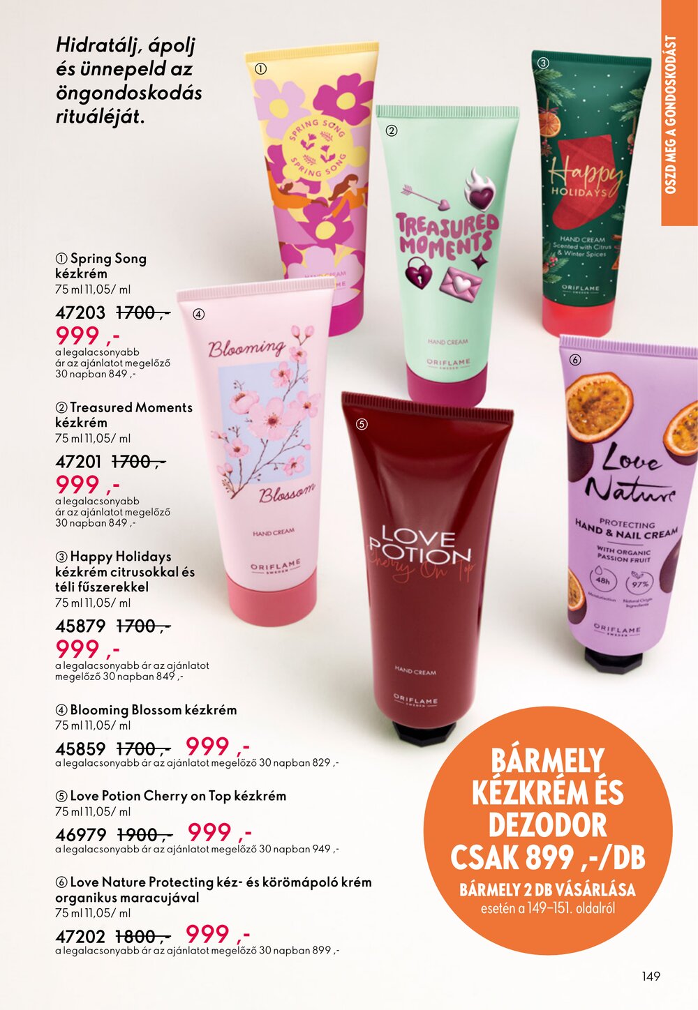 Oriflame akciós újság 2026.05.06-tól - 149. oldal.