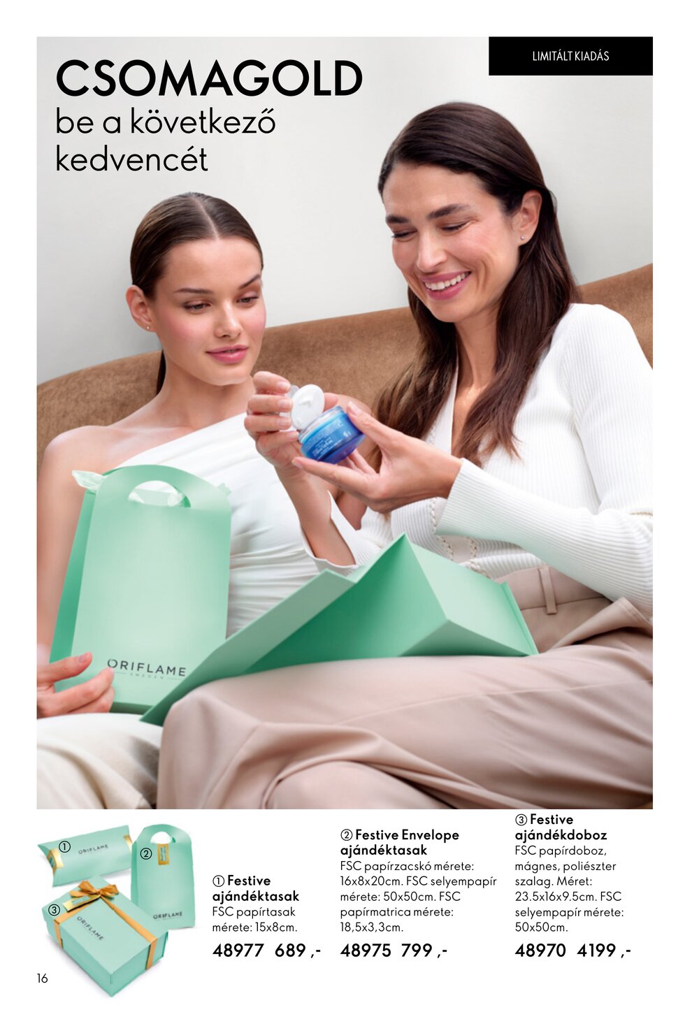 Oriflame akciós újság 2026.05.06-tól - 16. oldal.